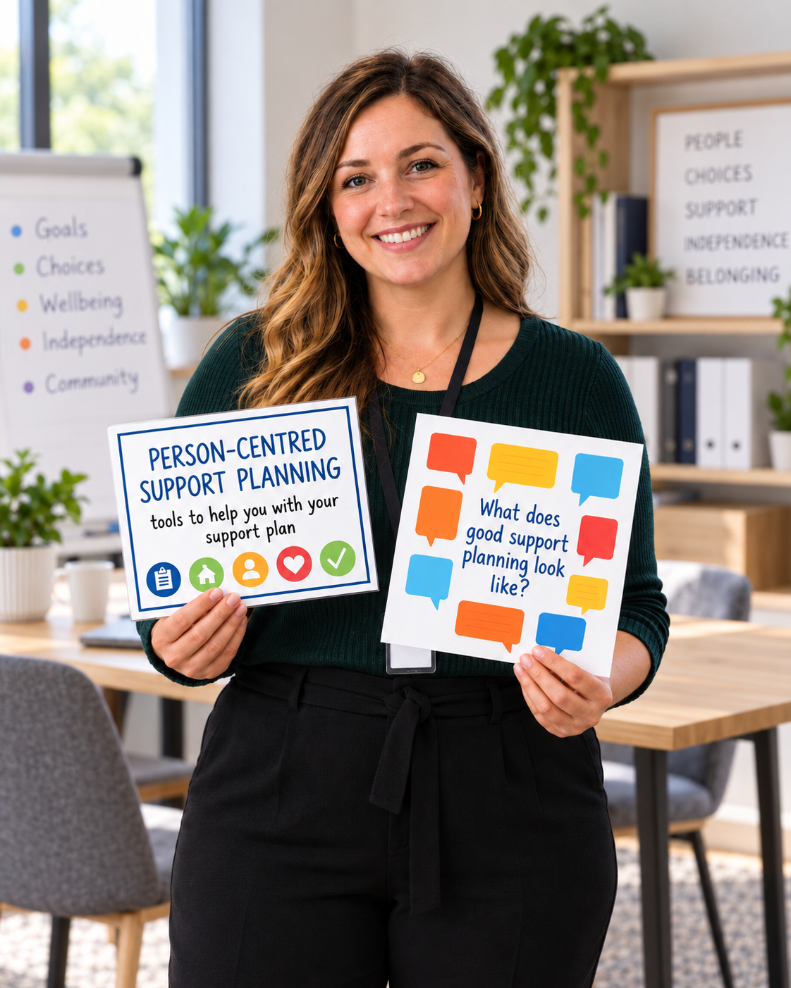 Person-centred planning illustration