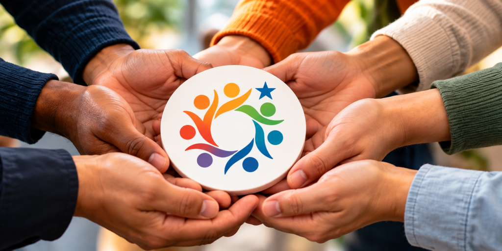 United Hands, Shared Community Emblem